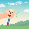 Crayon avec Anti-stress chien - Squeezies  - Legami - Achat en ligne - Jaines
