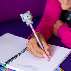 Crayon avec Anti-stress chat - Squeezies  - Legami - Achat en ligne - Jaines