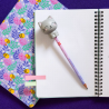 Crayon avec Anti-stress chat - Squeezies  - Legami - Achat en ligne - Jaines