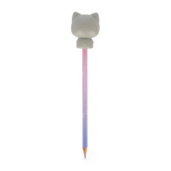 Crayon avec Anti-stress chat - Squeezies  - Legami - Achat en ligne - Jaines