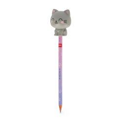 Crayon avec Anti-stress chat - Squeezies  - Legami - Achat en ligne - Jaines