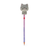 Crayon avec Anti-stress chat - Squeezies  - Legami - Achat en ligne - Jaines