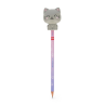 Crayon avec Anti-stress chat - Squeezies  - Legami - Achat en ligne - Jaines