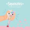 Crayon avec Anti-stress licorne - Squeezies  - Legami - Achat en ligne - Jaines