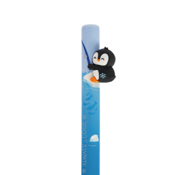 Stylo à Bille Rétractable Penguin « Always Cool »  - Free Hugs - Legami - Achat en ligne - Jaines