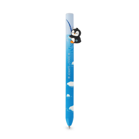 Stylo à Bille Rétractable Penguin « Always Cool »  - Free Hugs - Legami - Achat en ligne - Jaines