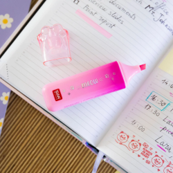 Surligneur Meow rose - Legami - Achat en ligne - Jaines