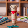 Trousse en Silicone Souple 2-en-1 - Kawaii- Chien - Legami - Achat en ligne - Jaines