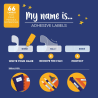 Étiquettes Adhésives avec Film Protecteur - My Name Is... - Espace - Legami - Achat en ligne - Jaines