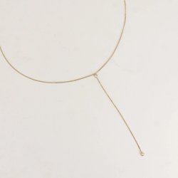 Collier en Y 2 oxydes de zirconium - Jaïnès & Co - Achat en ligne - Jaïnès