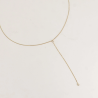 Collier en Y 2 oxydes de zirconium - Jaïnès & Co - Achat en ligne - Jaïnès
