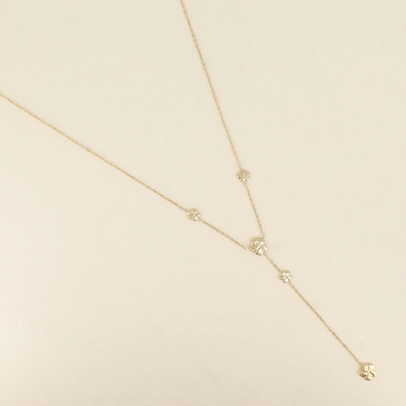Collier en Y hibiscus  - Jaïnès & Co - Achat en ligne - Jaïnès