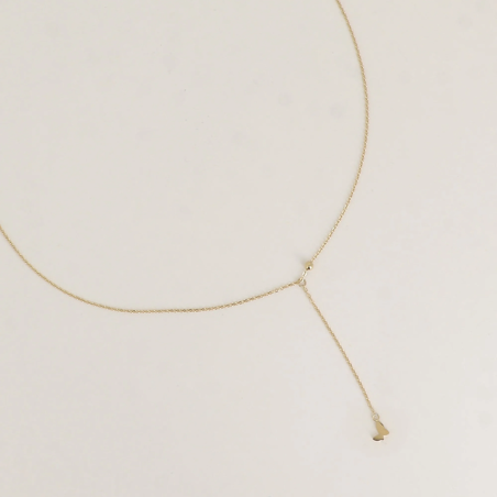 Collier en Y pendentif papillon- Jaïnès & Co - Achat en ligne - Jaïnès