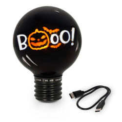 Lampe Décorative de Table en Forme d’Ampoule - PUMPKIN  - Bulb Fiction- Legami - Achat en ligne - Jaines