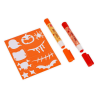 Set de 6 Crayons de Maquillage pour le Visage en Bâtonnets - Trick & Twist - Legami - Achat en ligne - Jaines