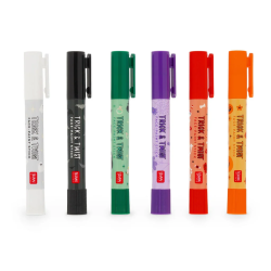 Set de 6 Crayons de Maquillage pour le Visage en Bâtonnets - Trick & Twist - Legami - Achat en ligne - Jaines