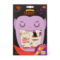 Tatouages Éphémères - Halloween - Legami - Achat en ligne - Jaines