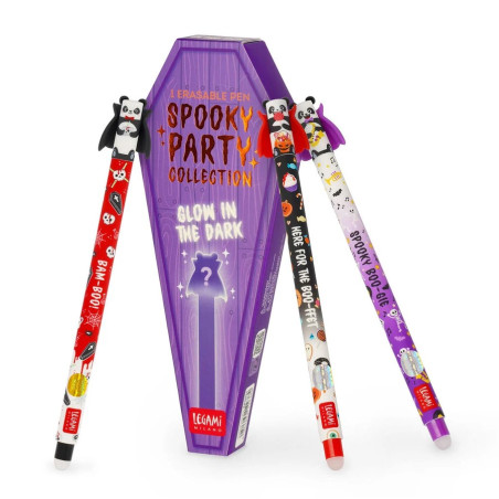 Set de 3 Stylos Encre Gel Effaçable Fur-ever Friends - Erasable Pen- Legami - Achat en ligne - Jaines