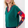 Pull SATINKA Emeraude AFPS2604 - La Fiancée - Achat en ligne - Jaines