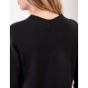 Gilet boutonné maille MULADI Noir HFGM2636 - La Fiancée - Achat en ligne - Jaines