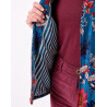 Veste Kimono velours DHARMA HFKD2683 Bleu - La Fiancée - Achat en ligne - Jaines