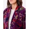 Veste Kimono velours DHARMA Violette HFKD2684 - La Fiancée - Achat en ligne - Jaines