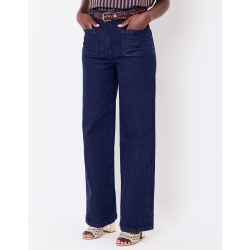 Jean large denim coton MAYA HFPM2614 - La Fiancée - Achat en ligne - Jaines