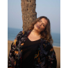 Veste Kimono velours DHARMA HFKD2694 Noir - La Fiancée - Achat en ligne - Jaines