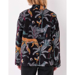 Veste Kimono velours DHARMA HFKD2694 Noir - La Fiancée - Achat en ligne - Jaines