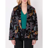 Veste Kimono velours DHARMA HFKD2694 Noir - La Fiancée - Achat en ligne - Jaines