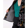 Veste Kimono velours DHARMA HFKD2694 Noir - La Fiancée - Achat en ligne - Jaines