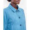 Veste courte suédine doublée AJDA HFVA2605 - La Fiancée - Achat en ligne - Jaines