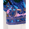 Veste kimono velours brodée GYPSO Broderie violette HFVG2660 - La Fiancée - Achat en ligne - Jaines