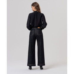 Jeans avec poches devant BAJE523 Noir - Surkana - Achat en ligne - Jaines
