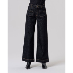 Jeans avec poches devant BAJE523 Noir - Surkana - Achat en ligne - Jaines