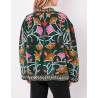 Veste Kimono velours DHARMA HFKD2694 Verte - La Fiancée - Achat en ligne - Jaines