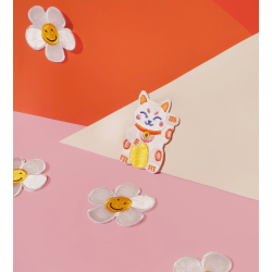 Patch thermocollant Lucky cat - Malicieuse - Achat en ligne - Jaines