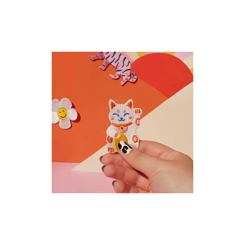 Patch thermocollant Lucky cat - Malicieuse - Achat en ligne - Jaines