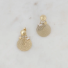 Boucles d'oreilles Trefles et lotus - IKITA PARIS - Achat en ligne - Jaines