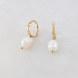 Boucles d'oreilles perle - IKITA PARIS - Achat en ligne - Jaines