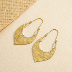 Boucles d'oreilles Motif spirale - Eclat Paris - Achat en ligne - Jaines