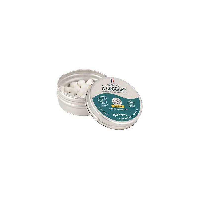 Dentifrice à croquer en pastille - Apimani - Achat en ligne - Jaines