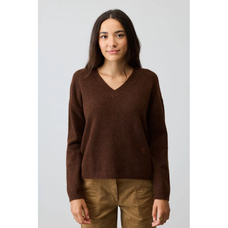 PULL MACHA MARRON DP306 - Diplodocus - Achat en ligne - Jaines