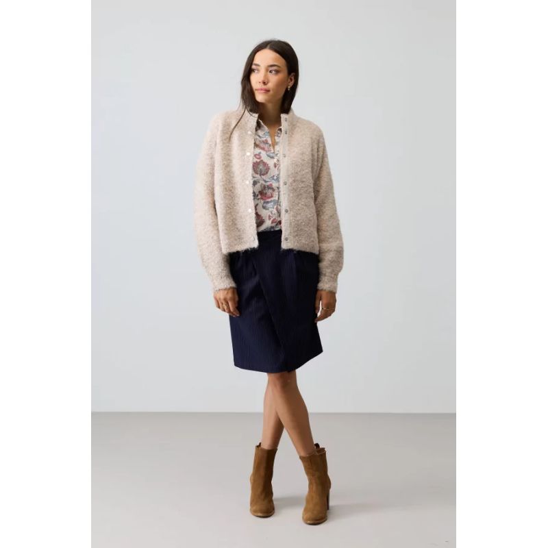 GILET MAYA BEIGE DP324 - Diplodocus - Achat en ligne - Jaines