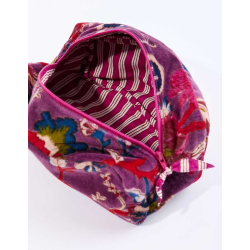 Petite pochette en velours KARUNI Floral Prune HAPM2684 - La Fiancée - Achat en ligne - Jaines