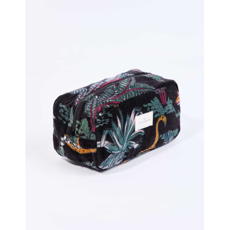 Petite pochette en velours KARUNI Jungle Black HAPM2695 - La Fiancée - Achat en ligne - Jaines