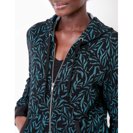 Gilet long en maille SACHEON Marine HFGS2603 - La Fiancée - Achat en ligne - Jaines